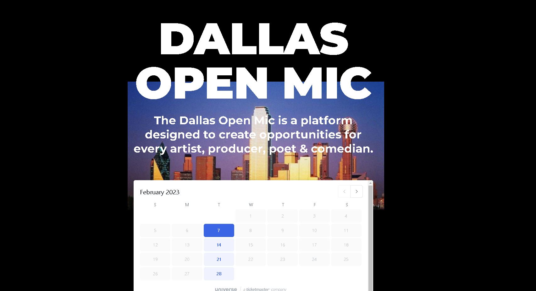 Dallas Open Mic